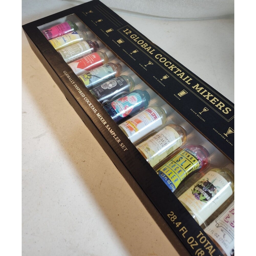 12 Global Cocktail Mixers Globally Inspired Sample Set 1249